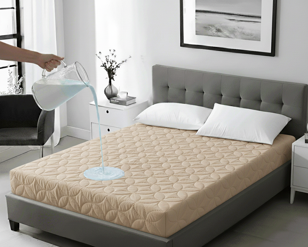 Skin Quilted Waterproof Mattress Protector Cover - King Size