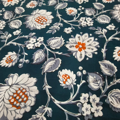 Floral Charm – Zinc Bedsheet Set