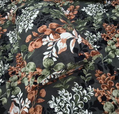 Autumn Botanica – Dark Floral Bedsheet Set